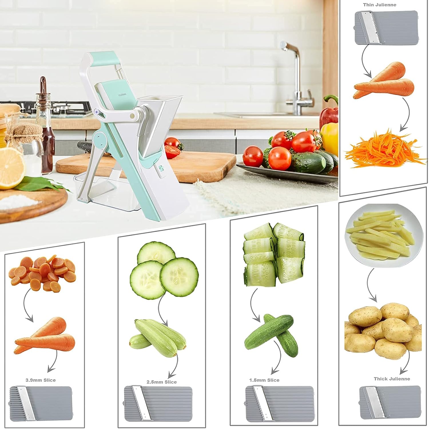 Multifunctional Mandoline - Your Perfect Kitchen Assistant!